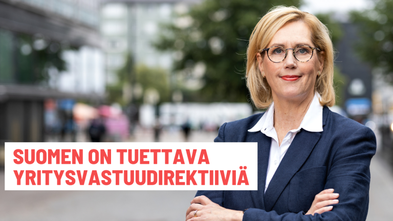EU:n yritysvastuudirektiivin aika on nyt