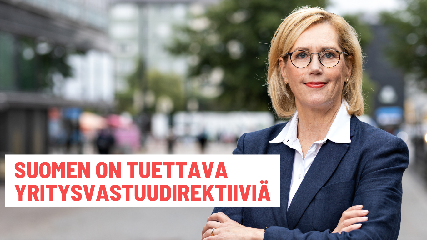EU:n yritysvastuudirektiivin aika on nyt